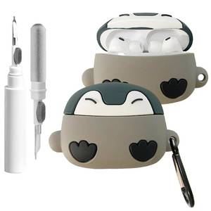 lot 4342 image: Cute Case for AirPods Pro 3 Case Cover 2025 with Cleaner kit,Airpods Pro 3 Cases Women Anti-Drop Silicone iPods Pro 3 Earbuds Charging Cases Girl Keychain for Airpods Pro 3rd Generation (Penguin)