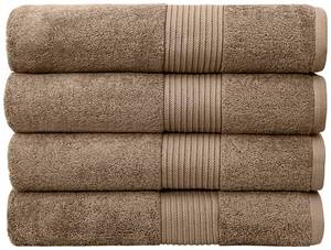 lot 5899 image: Luxury Oversized Bath Towels  650 GSM, 34 x 56  Hotel Quality, Soft & Highly Absorbent  Quick Dry, Thick, Combed Cotton Bathroom Towels  Mocha - 4 Pack