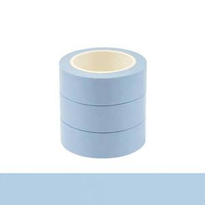 lot 6092 image: NatSumeBasics 3 Powder Blue Washi Tapes 0.6 x32ft Pastel Blue Decorative Masking Craft Tape for Packaging Decor Journals Scrapbooks Planners DIY Crafts Gift