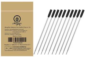 lot 6094 image: MengRan 4.5 Ballpoint Ink Pen Refills for Twist Pens,Black,10Pcs