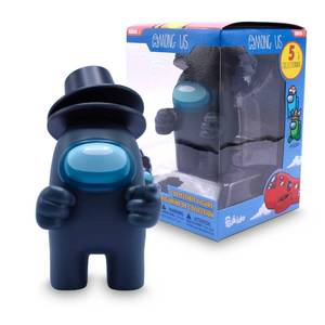 lot 6170 image: Among Us Series��2 7�� Black Crewmate with Top Hat �� Official Just Toys Collectible Figure