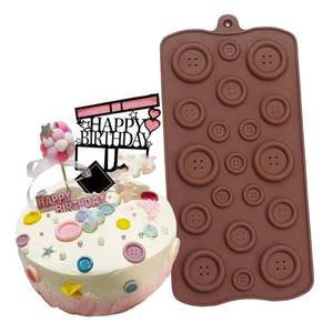 lot 6180 image: TOPBSFARNY DIY Candy Silicone Mold, Fondant Mold, Chocolate Mold, Candies Craft Chocolate Chip Pudding Cupcake Cake Topper Decoration Cake Decoration tool 3 Sizes Epoxy Mold