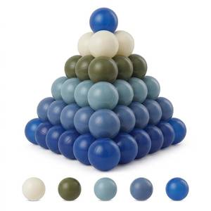 lot 9202 image: 100pk 2.2 Crush-Proof Pearl Multicolor Plastic Ball Pit Play Balls