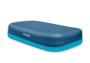 lot 9226 image: Intex Rectangular Pool Cover for 103 in. x 69 in. or 120 in. x 72 in. Pools