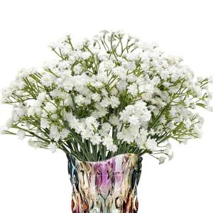 lot 10381 image: LYRWI 6-Pcs 21 Secure-Stem Realistic Artificial White Babys Breath (Gypsophila) Flowers with No-Shedding Design �� Perfect for Wedding Centerpieces, Home Decor & Vase Fillers