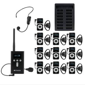 lot 11062 image: Retekess T130P Tour Guide System,Upgraded Noise Reduction,Wireless Tour Guide Headsets,Long Standby 36h Translation Device for Church,Factory (1 Transmitter 10 Receivers)