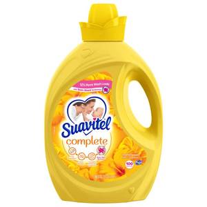 lot 11073 image: Suavitel Complete Liquid Fabric Conditioner, Laundry Fabric Softener with Fabric Protection Technology, Morning Sun, 100 fl oz, Enough Liquid For 100 Small Loads (Slight Leaking)