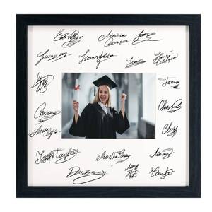 lot 11111 image: GarduationMall 12x12 Signature Picture Frame Holds 5x7 Photo with White Mat for Wedding Graduation  Wall or Tabletop Display