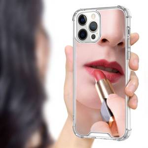 lot 12314 image: Cavdycidy for iPhone 12 pro max Mirror Case for Women,Acrylic Mirror Phone Case That Can Be Used for Outdoor Makeup for Girl Who Love Beauty(Classic Mirror)