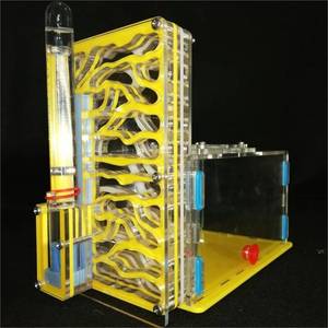 lot 12326 image: ANT T Design DIY with Feeding Area nest Farm acryl, Insect nests Villa pet Mania for House (Yellow)