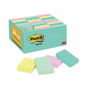 lot 12335 image: Post-it Notes Value Pack  1 38 in x 1 78 in  Beachside Cafe  24 Pads