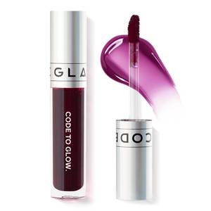 lot 12339 image: Glam Code Wipe-Off Lip Stain, Long-wearing Matte Lip Tint Lightweight Non-stick to Cup Transfer-Resistant and Smudge-Proof Highly Pigmented Vibrant Kiss-Proof Lip Stain - 05# Jam Purple