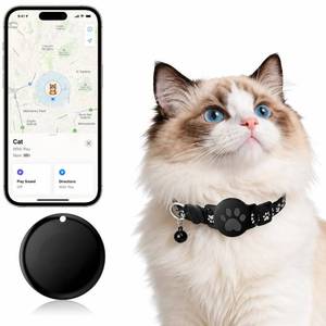lot 12344 image: Pet Tracker,GPS Collar for Cats,Smart tag,Waterproof Compatible with Find My,No Monthly Fee,Advanced Tracking Solution Smart Collar for Pet Safety Ideal Small Large Cats(iOS User)