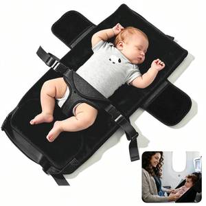 lot 12371 image: Toddler Airplane Bed, 1-12 Months Old Baby Travel Essentials for Flying, Portable Baby Airplane Bed for Flight, Suitable for Airplanes