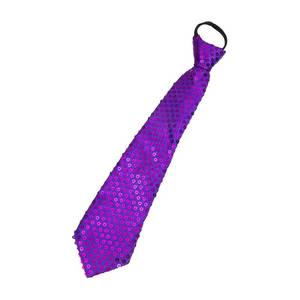 lot 14223 image: Sequins Skinny Tie Adjustable Closure Glitter Pre-Tied Necktie Fashion Cosplay Party Costume Unique