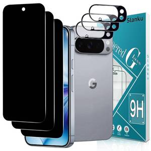 lot 14226 image: Slanku 3 Pack for Google Pixel 10 Pro XL Privacy Screen Protector and Camera Lens Protector, Anti Spy, Private Tempered Glass, Full Coverage, Case Friendly