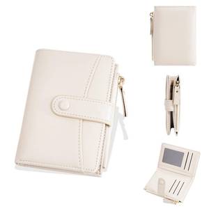 lot 14238 image: M.K ZIZZYPOP Small Wallet for Women RFID Blocking Card Holder (C-Apricot)