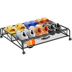 lot 19852 image: Under Bed Shoe Storage Organizer,1 Pack Shoe Storage with Wheels for Shoe Organizer for Closet Drawer Space Saving for Bedroom
