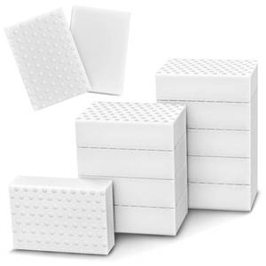 lot 20454 image: 10 Pack Magic Sponge Eraser 3X Thick and Long Lasting Melamine Cleaning Sponges in Bulk - Multi Surface Scrubber Foam Cleaning Pads - Bathtub, Floor, Baseboard, Bathroom, Wall Cleaner ��3.92.51.1in��