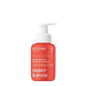 lot 20464 image: ATTITUDE Foaming Hand Soap, EWG Verified, Plant and Mineral-Based Ingredients, Vegan and Cruelty-free Personal Care Products, Vine Leaves and Pomegranate, 10 Fl Oz