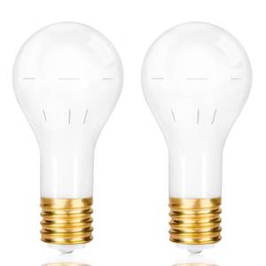 lot 20480 image: GEPLAD 2-Pack Mogul Base 3 Way LED Light Bulb, 102030W, 100200300 Watt Equivalent, Soft White 3000K, for Antique Floor Lamp