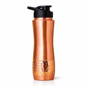 lot 20496 image: 2activelife Copper Water Bottle with Sipper Lid �� 30.4 Oz (900 mL) 100% Pure Solid Copper Bottle for Drinking Water �� Unlined Ayurvedic Tamra Jal Bottle for Daily Hydration, Immunity & Wellness