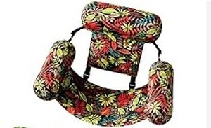 lot 2371 image: Inflatable jungle themed floating for adults floaty chair