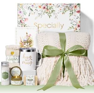 lot 1405 image: Self Care Gifts for Women Get Well Soon Gifts, Birthday Gifts for Women Care Package, Sympathy Gift Baskets Spa Gifts Set, Christmas Thinking of You Inspirational Gifts for Mom Her Friend Sister Wife