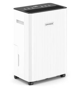 BANABIE 2500 Sq.Ft Dehumidifier for Basement, 32 Pint Dehumidifiers for Home with Drain Hose, Ultra Quiet 32dB, Smart Humidity Control, 24H Timer, Energy Efficient, Portable for Bedroom, Bathroom, RV