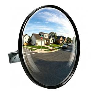 lot 1427 image: JFIYETH 12 Convex Safety Mirror�� 180° Adjustable Wide Angle Acrylic Traffic Mirror for Driveway, Garage & Warehouse, Eliminate Blind Spots, Shatterproof IndoorOutdoor with Easy Wall Mount