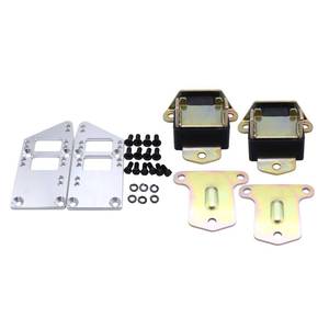 lot 1432 image: YUCHENSHLP For SBC Vehicle to LS Engine-Black Car Polyurethane Motor Engine Mounts Bracket