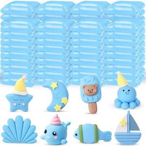 lot 1450 image: VioraWhite 72 Pcs 38oz Air Dry Clay Bulk Modeling Ultra Lightweight Foam Modeling Clay for Kids Adults DIY Gifts Party Arts Crafts and School Project Supplies (Sky Blue)
