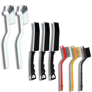 lot 2052 image: Betanull Crevice Cleaning Brush Set, Multi-Purpose Hard Bristle Brushes for Deep Cleaning Kitchen, Bathroom, Grout, Sink, Cup, Teapot, Bottle, Blender, Corners, Tight Spaces & More