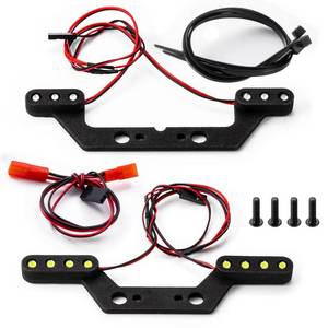 lot 2091 image: Front Rear LED Lights Kit for RC 110 ARRMA Big Rock 3S Upgrade Parts
