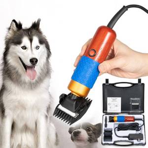 lot 2446 image: KPfaster 10ft Sheep Shears, with Plug & 2 Blades 200W Electric Clippers Animal Shave Grooming Farm for Dogs Cat Goat Alpaca, Llamas, Angora Rabbits Shearing Hand Piece Cutter Livestock Pet Supplies