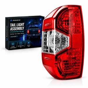 lot 3879 image: Autoverve Tail Light Assembly Fit For Toyota Tundra 2014 2015 2016 2017 2018 2019 2020 2021 Rear Left Driver Back Up Side Lens Housing Taillight Cover Replaces 81550-0C101 TO2800193(Lamp Included)