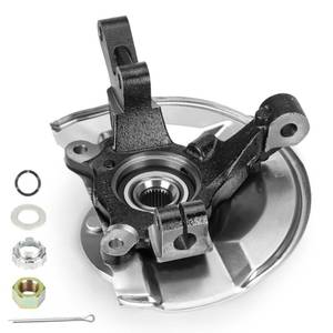 lot 3886 image: Front Right Steering Knuckle & Wheel Bearing Hub Assembly for Jeep Compass 07-17, Patriot 2007-2017, Dodge Caliber 2007-2012, 4WD AWD FWD, 698-410, 698410, 510090, Passenger Side