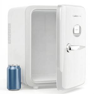 lot 3887 image: 4L Skincare Fridge, Cooler & Warmer, Glossy White