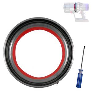 lot 4123 image: Dust Bin Bucket Top Fixed Sealing Ring Replacement for Dyson V10 SV12 Vacuum Cleaner Accessories Assembly