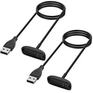 lot 4366 image: 2-Pack Charger for Fitbit Inspire 2Ace 3 Fitness Tracker (3.3ft1m)