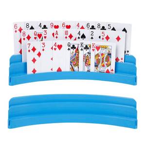 lot 4393 image: GHERPTE 2 Pack Three-Layer Design Playing Cards Holders��Playing Card Holder for Kids Adults Hands Free Card Holder for Family Card Game Nights Poker Parties