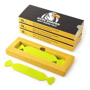 lot 4399 image: Gomake Vinyl Squeegee Buffer 30PCS Pre-Cut Felt for Window Tint Wet or Dry VinylPPF Application (Green)