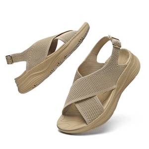 lot 4406 image: Bravover Womens Walking Sandals Arch Support Orthotic Ultra lightweight Shoes Comfortable Plantar Fasciitis Sandals for Sport Athletic Summer Beach