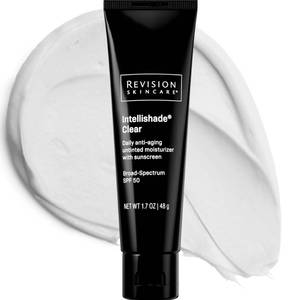 lot 4416 image: Revision Skincare Intellishade Clear SPF 50, Anti-Aging Sunscreen for Face, Oil-Free Daily Moisturizer with SPF, Peptides & Vitamin C, Invisible Hydrating Broad-Spectrum Sunscreen, 1.7 oz