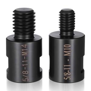 lot 4502 image: WJIAAA 2pcs Angle Grinder Adapter, Angle Grinder Attachment Converter 58-11 Female to M10M14 Male for Shaft Adapter Interface Connector Drill Bit Connecting Tool