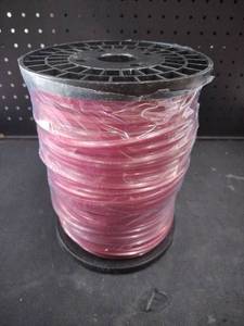 lot 5004 image: Cluparis 5-Pound Heavy Duty Square Trimmer Line .155-inch-by-492-ft Commercial String Trimmer Line in Spool, 0.155 Nylon Weed Eater String with Line Cutter, Red