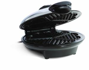 lot 5962 image: Euro Cuisine WM520 Heart Shaped Iron Waffle Maker - Eco-Friendly PTFE and PFOA Free Non Stick Plates, Perfect for V-Day & Special Occasions, 8-Inch