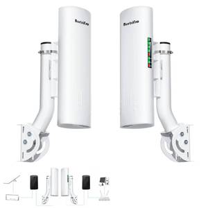 Point to Point Starlink Internet Wireless Long Range Transmission with Bracket for Starlink Gen 3 Router, Starlink WiFi Extender, 5.8GHz 3KM with 18dBi High Gain Antenna, 2 Pack(Large)