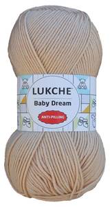 lot 6234 image: Lukche Baby Dream Soft Yarn �� 100% Acrylic, Premium Anti-Pilling, 3.5 oz (100g), 273 yds �� Soft Yarn for Crochet and Knitting Projects (Almond, 1 Skein)