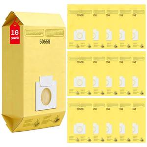 lot 6273 image: 16 Pack 5055 Replacement Bags Compatible with Kenmore Canister Vacuum CQ 50555, 50557, 50558 and Type C-5, C-18